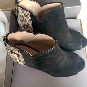 Louise ER Cie peep toe bootie